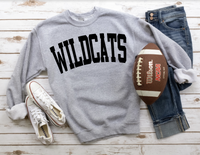 Wildcats Solid Arch DTF Print
