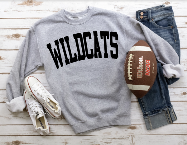 Wildcats Solid Arch DTF Print