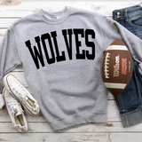 Wolves Solid Arch DTF Print