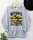 Classic Hometown Wynne YellowJackets DTF Print