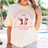 We're Girls of Course DTF Print