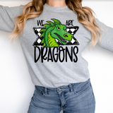 We Are Dragons Checker DTF Print