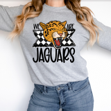We Are Jaguars Checker DTF Print