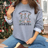 When Youre Dead Inside but its the Holiday Season Dancing Skeletons DTF Print