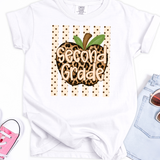 Leopard Apple Grade DTF Print