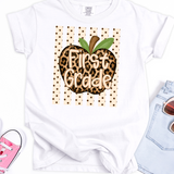 Leopard Apple Grade DTF Print