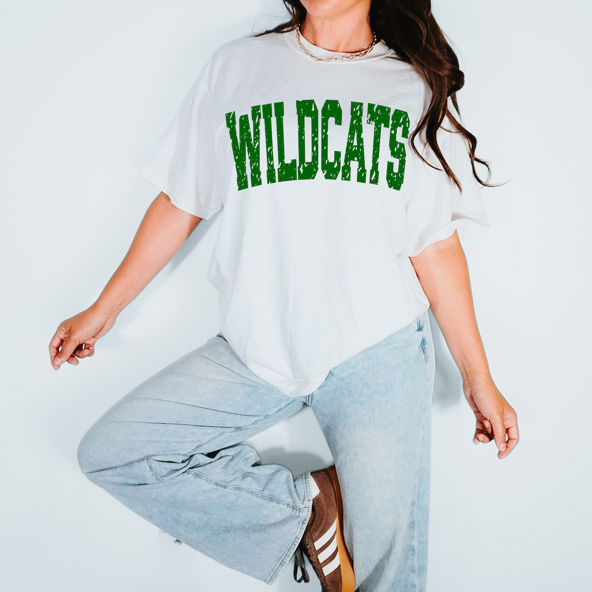 Wildcats Varsity Distressed Teams DTF Print