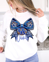 Wildcats Rhinestone Bow DTF Print