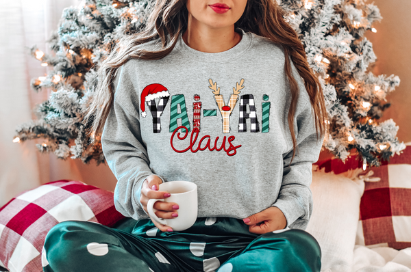 Yai Yai Claus Christmas DTF Print