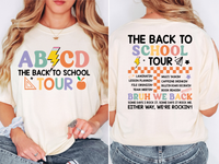 ABCD Teacher Tour DTF Print