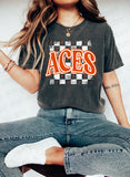 Aces Checker DTF Print