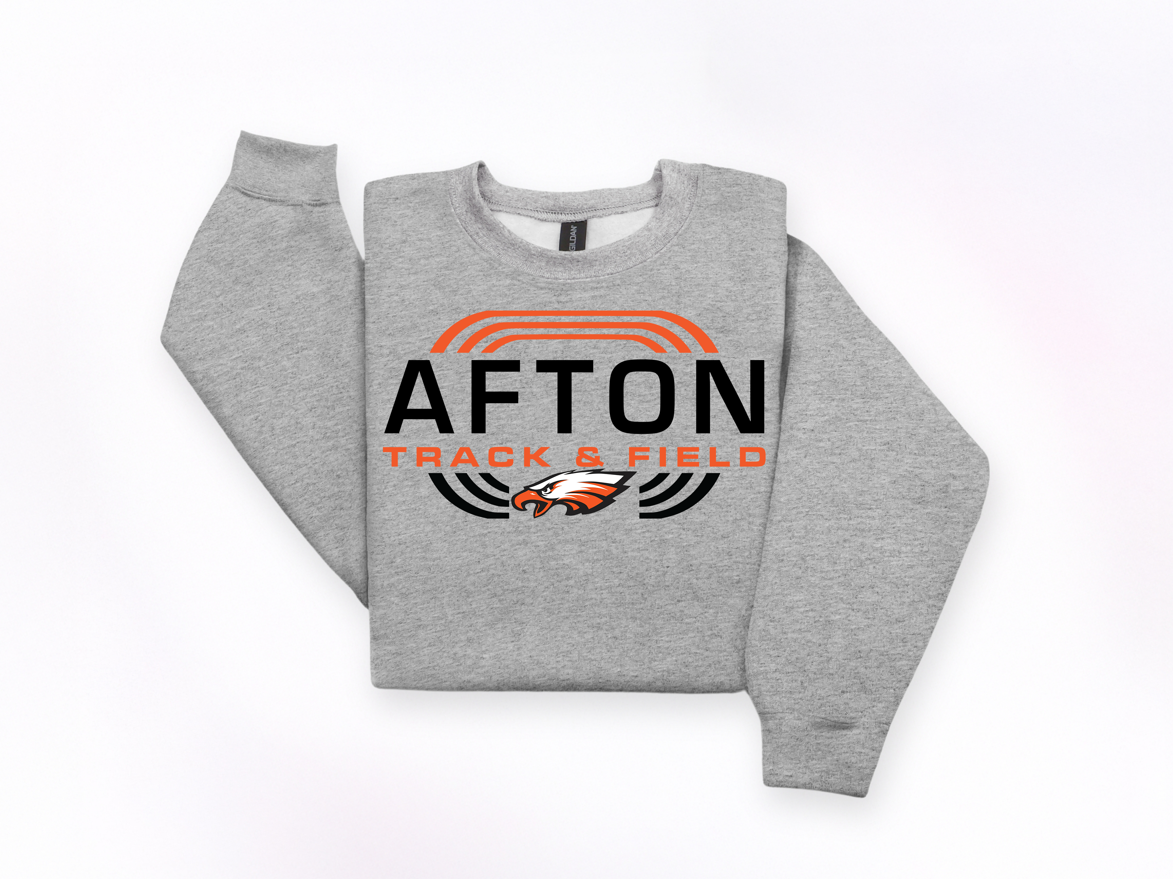 Afton Eagles Mascot Track and Field Track DTF Print