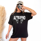 Altruismo Checker Bow DTF Print