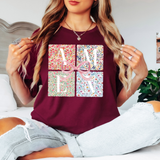 Amen Patchwork DTF Print
