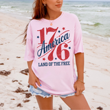 America 1776 Land of the Free DTF Print