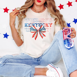 Coquette Patriotic Kentucky DTF Print