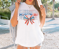 Coquette Patriotic Missouri DTF Print