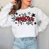 Antlers Retro Star DTF Print