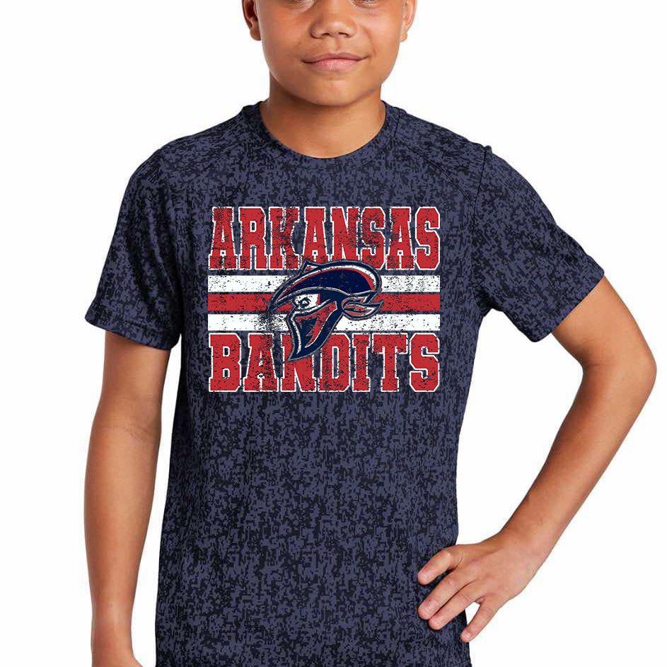 Arkansas Bandits Grunge DTF Print