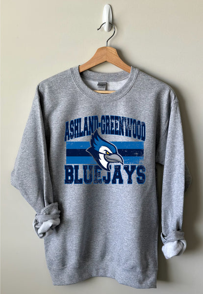 Ashland Greenwood BlueJays Repeat DTF Print