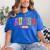 Autism Mom Glitter Effect DTF Print
