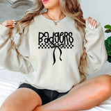 Badgers Simple Bow Checker DTF Print