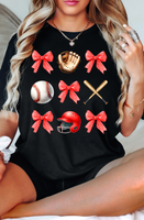 Coquette Baseball Collage DTF Print