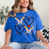 Basebal Heart Collage DTF Print