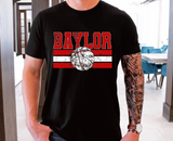 Baylor Basketball Grunge DTF Print