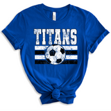 Titans Soccer Grunge DTF Print