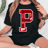P Redskins Basketball Collage Teams DTF Print