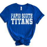Papio South Titans Grunge DTF Print