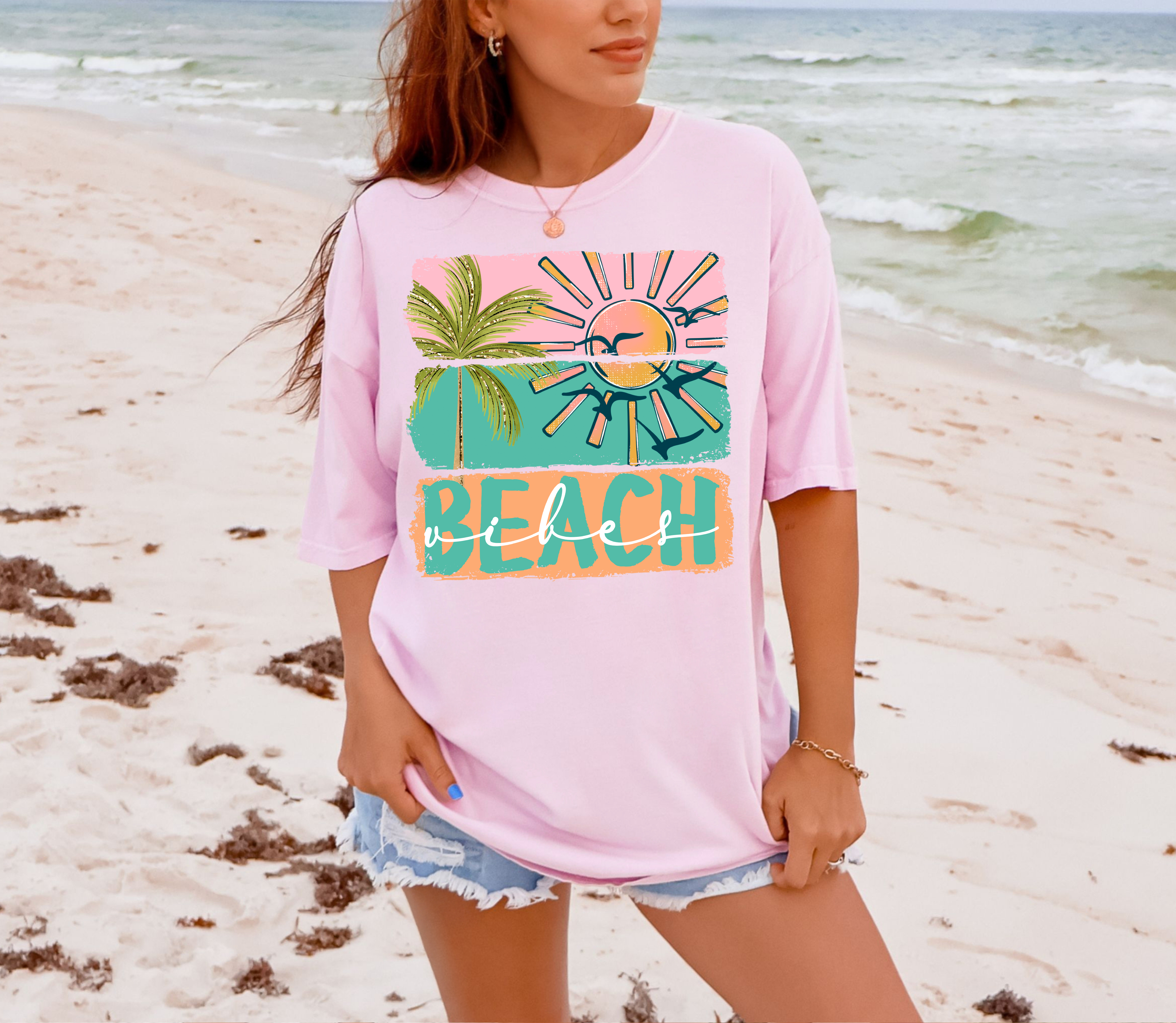 Beach Vibes DTF Print