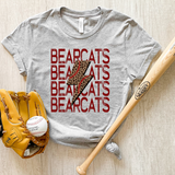 Bearcats Baseball Bolt DTF Print
