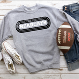 Bearcats Retro Team Oval DTF Print