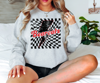 Bearcats Checker Bolt DTF Print