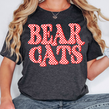 Bearcats Checker Shadow DTF Print