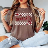Bearcats Checker Star DTF Print