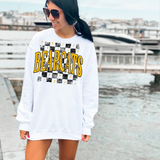Distressed Bearcats Checker DTF Print