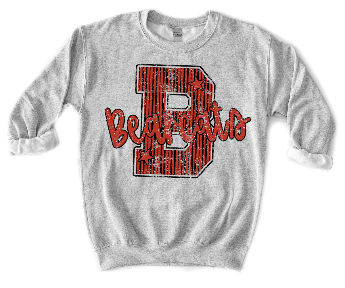 Bearcats Varsity Stripes DTF Print