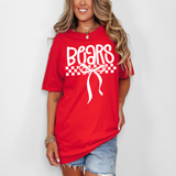 Bears Simple Bow Checker DTF Print