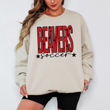 Beavers Soccer Star Power Team Sports DTF Print