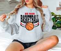 Big Reds Basketball DTF Print