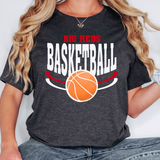 Big Reds Basketball DTF Print