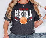 Big Reds Basketball DTF Print