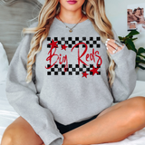 Big Reds Checker Star DTF Print