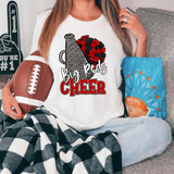 Big Red Cheer Megaphone DTF Print