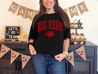 Big Reds Football Arch Distressed DTF Print