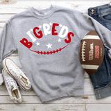 Big Reds Football Star DTF Print