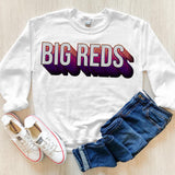 Big Reds Layered Stack DTF Print
